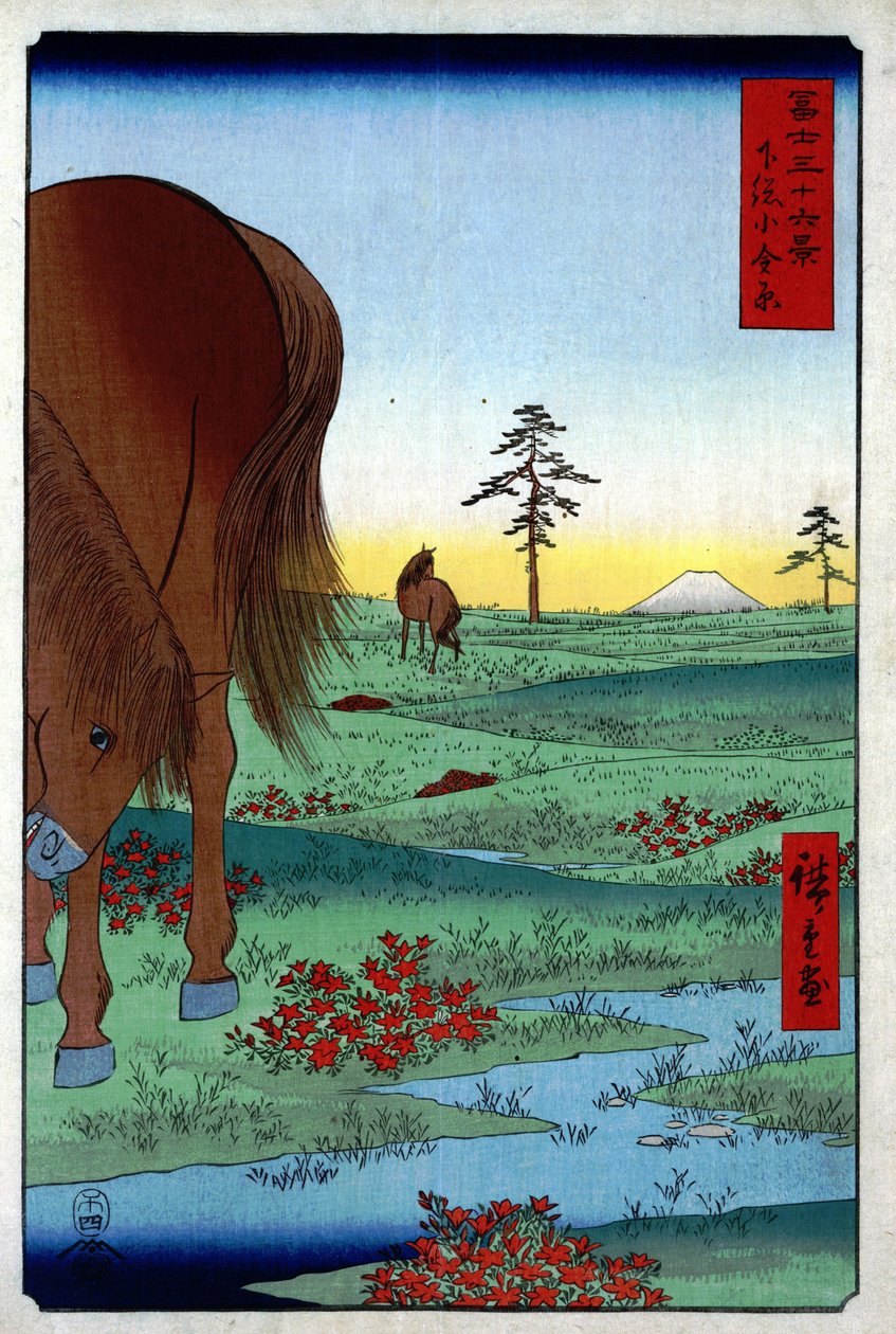 36 Views of Mount Fuji - 33. Kogane Plain by Utagawa Hiroshige