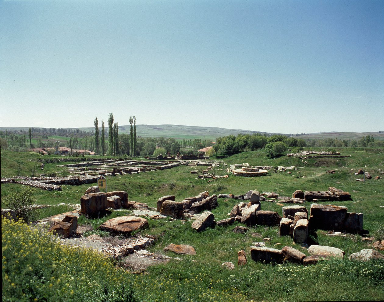 View of the ruins of the site by Hittite Hittite