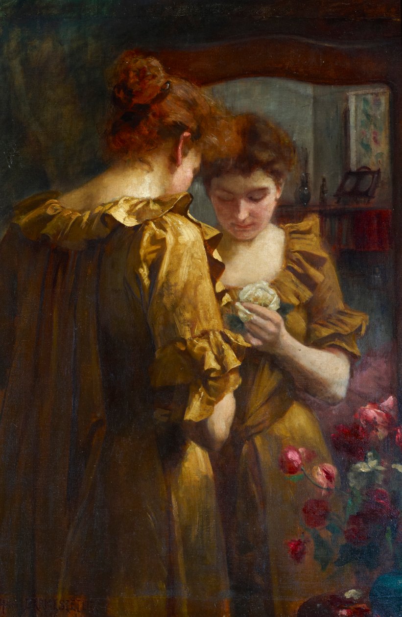 Reflection in a Mirror by Helena Arsene Darmesteter