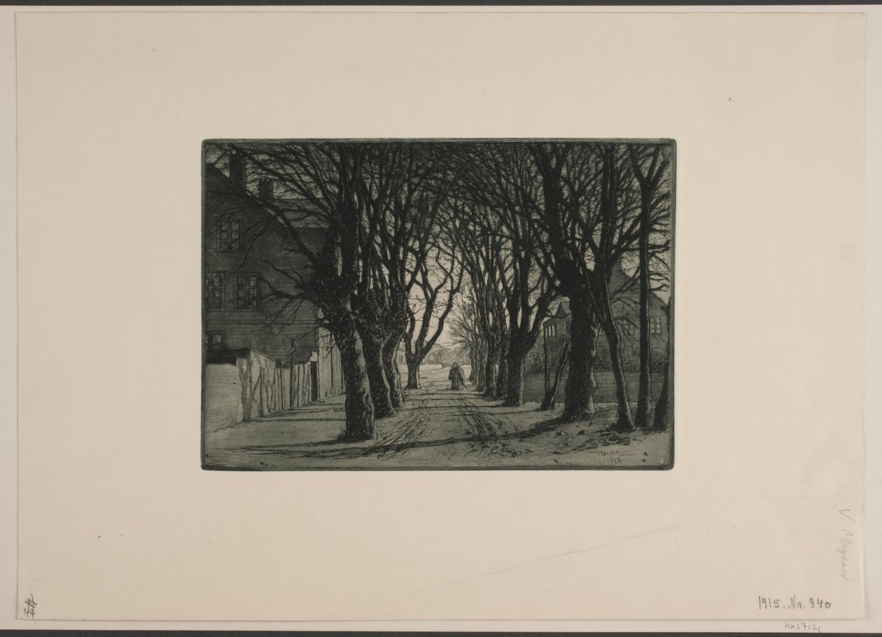 Alley by Holger Valdemar Rasmussen Magaard