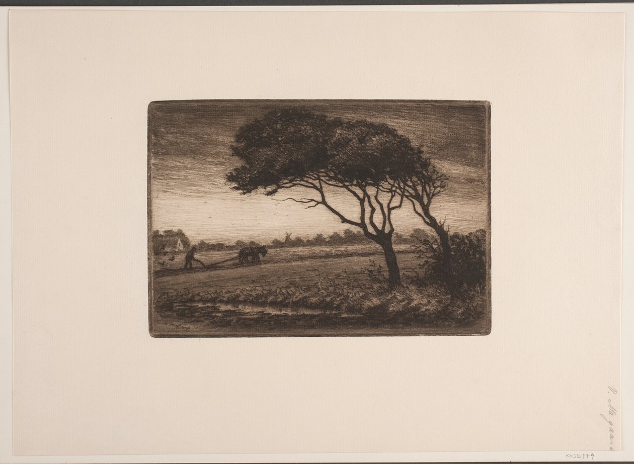 Autumn Landscape by Holger Valdemar Rasmussen Magaard