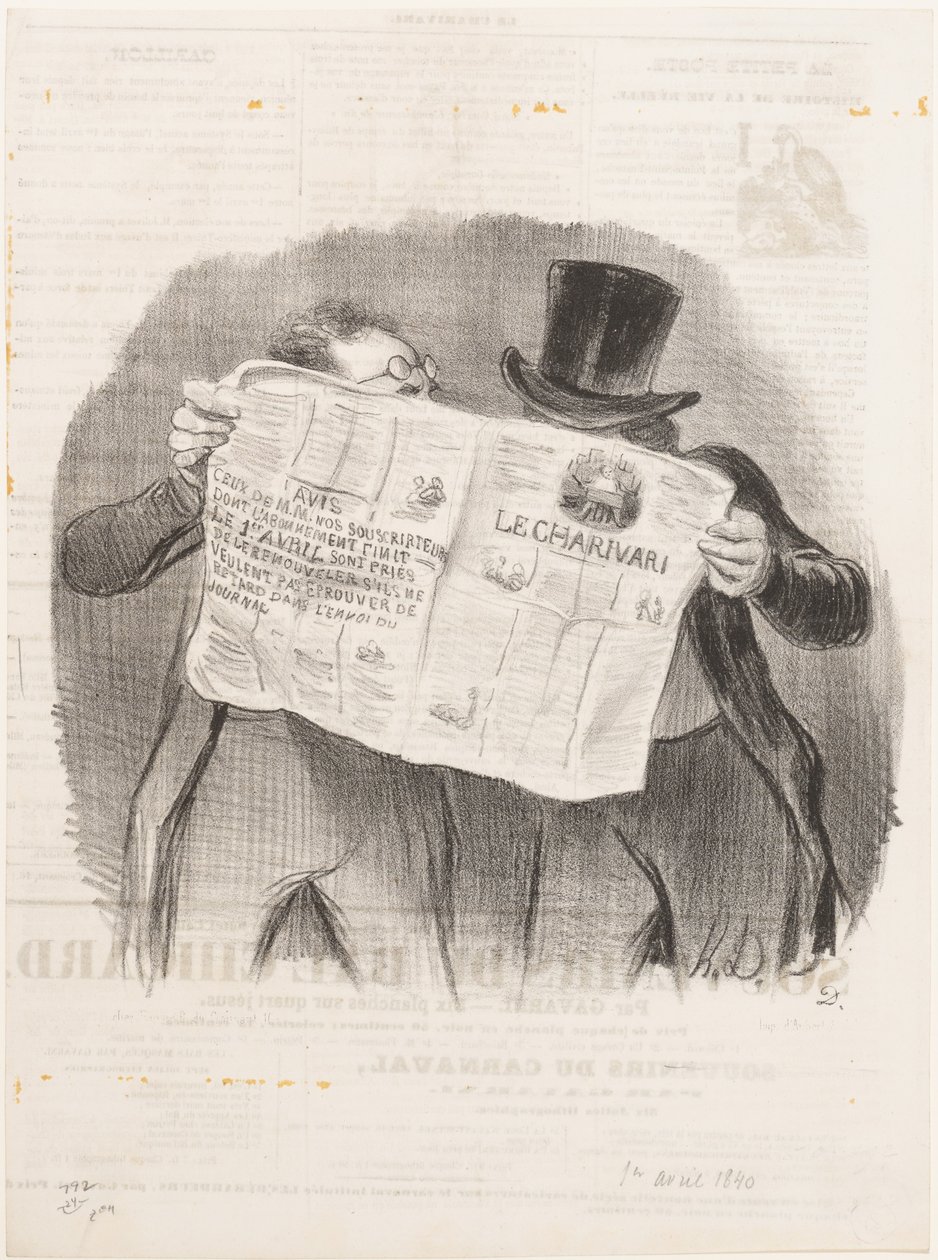 Advice to Subscribers by Honoré Daumier