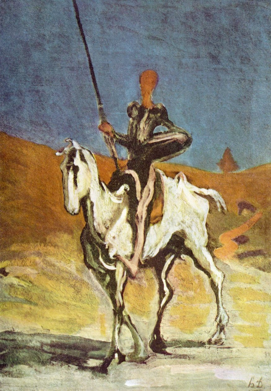 Don Quixote by Honoré Daumier