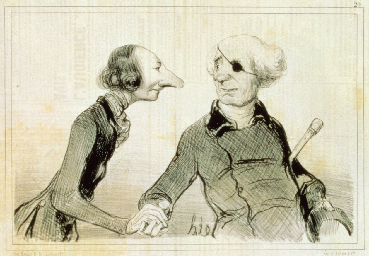 Parisian Types I Can Tell You Are of Noble Birth... I Have the Eye for It from 