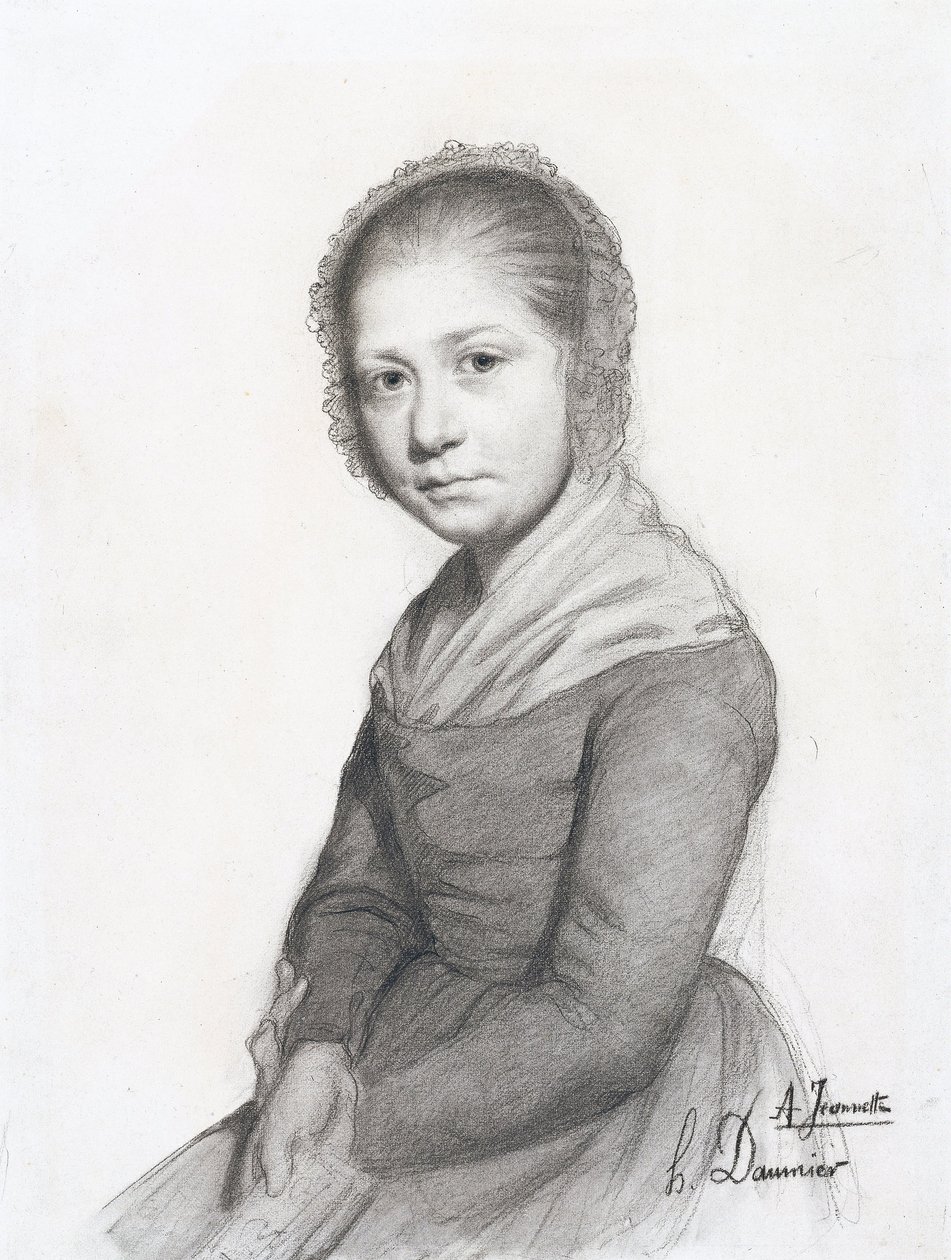 Portrait of a Girl (Jeannette) by Honoré Daumier
