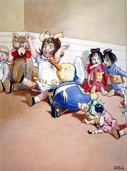 She gave a little shriek by Honor Charlotte Appleton