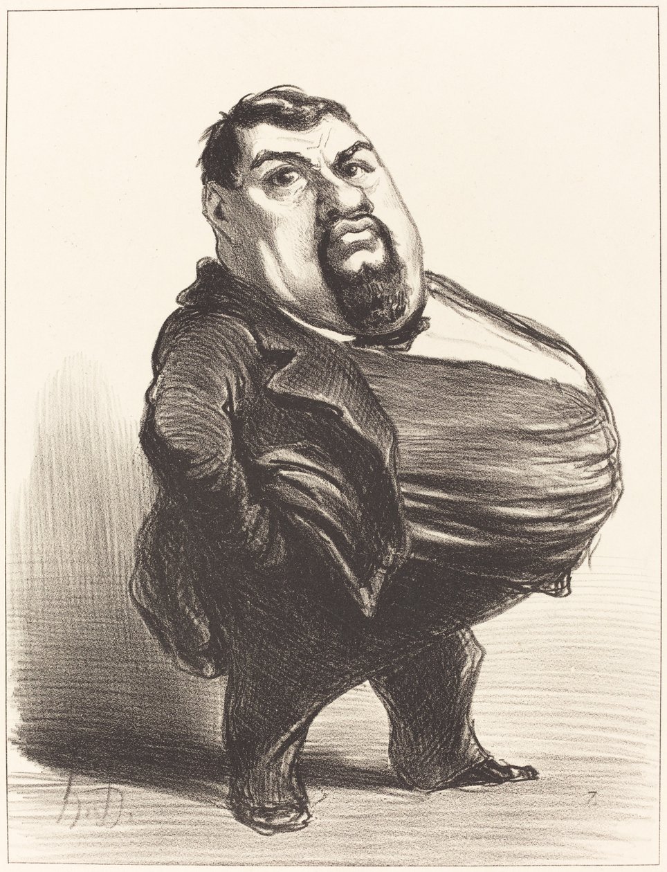 Antony Thouret by Honoré Daumier