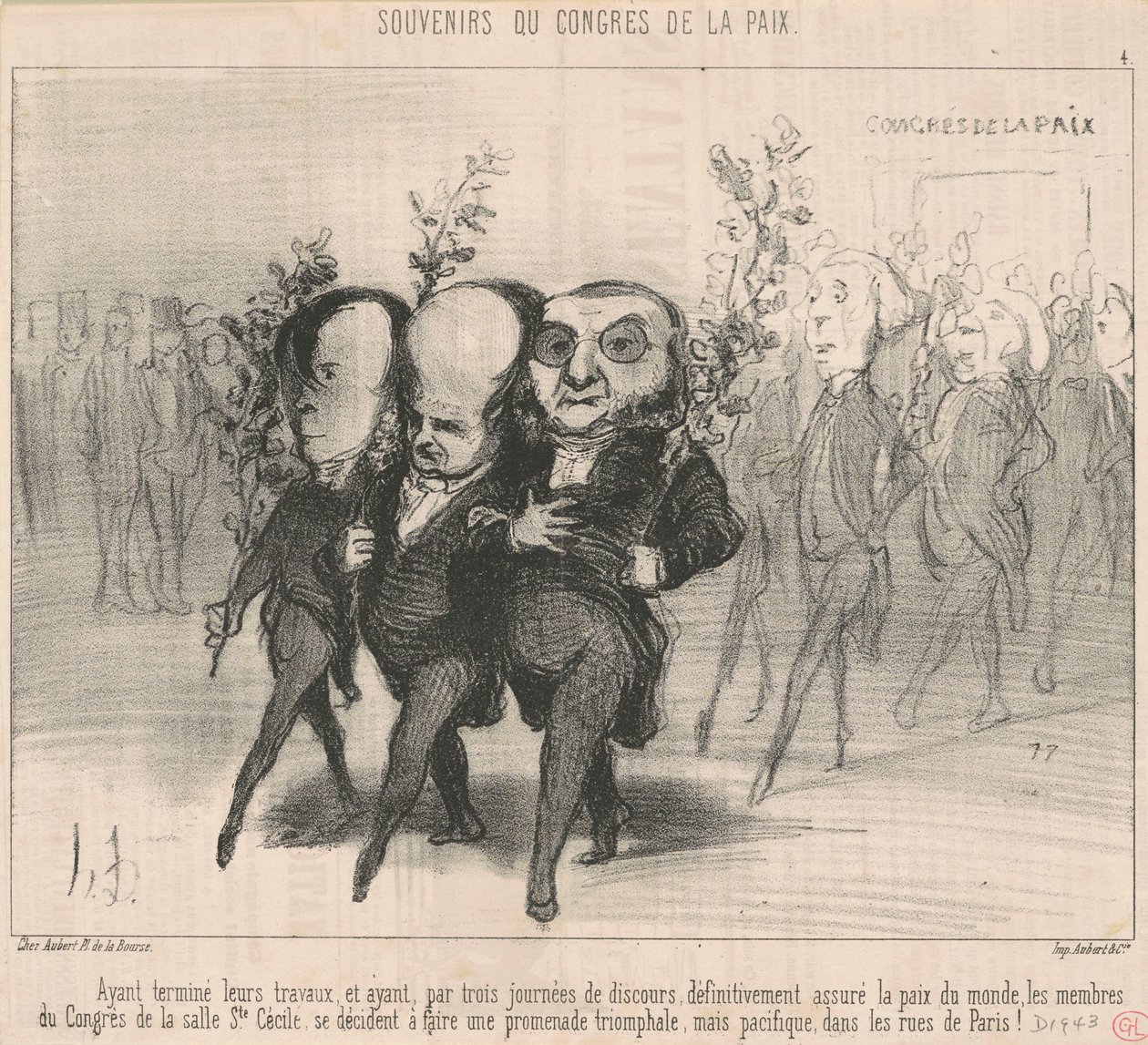 Having Finished Their Work by Honoré Daumier