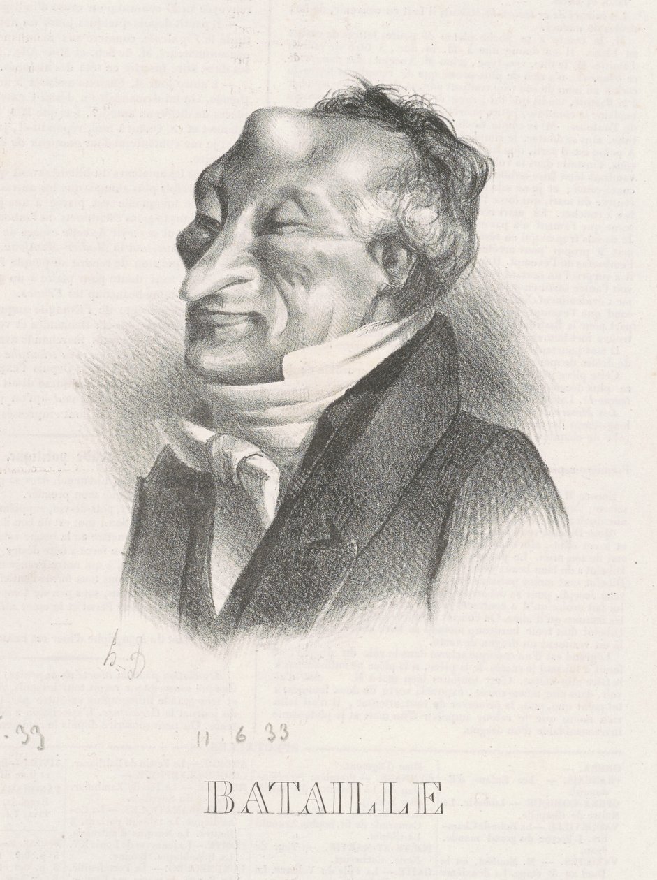 Bataille (Alex. Simon Pataille) by Honoré Daumier
