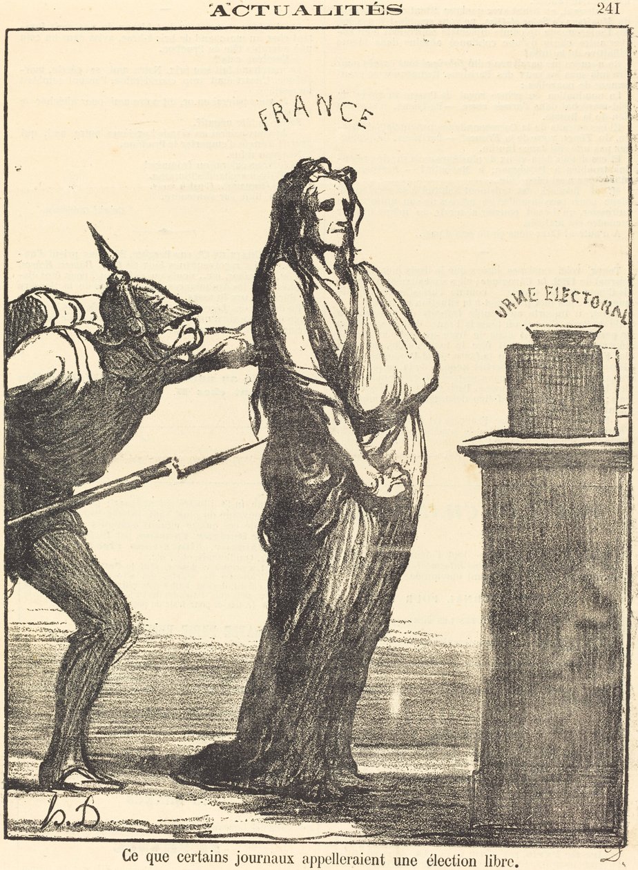 What some newspapers would call... by Honoré Daumier