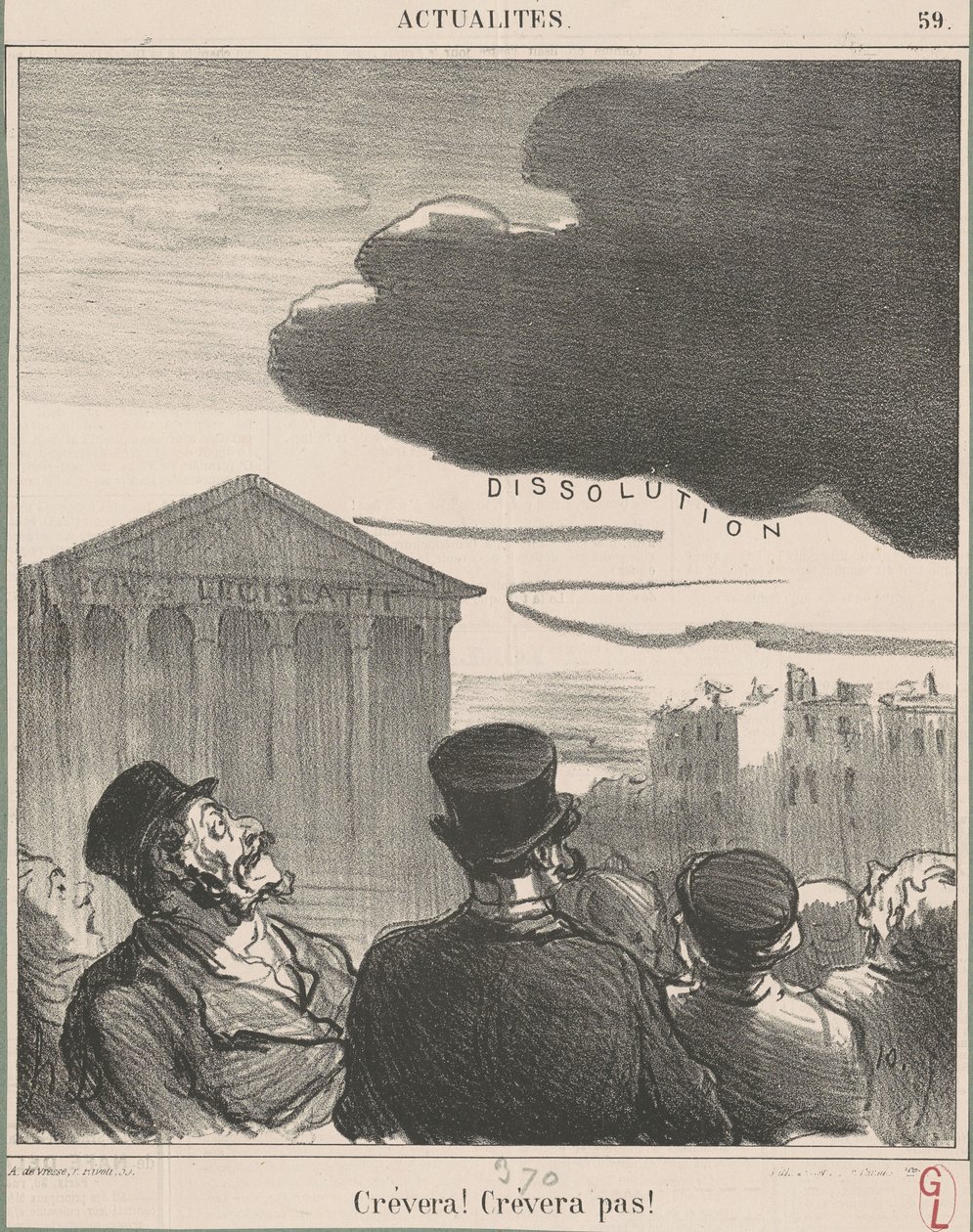 Will Break! Will Not Break! by Honoré Daumier
