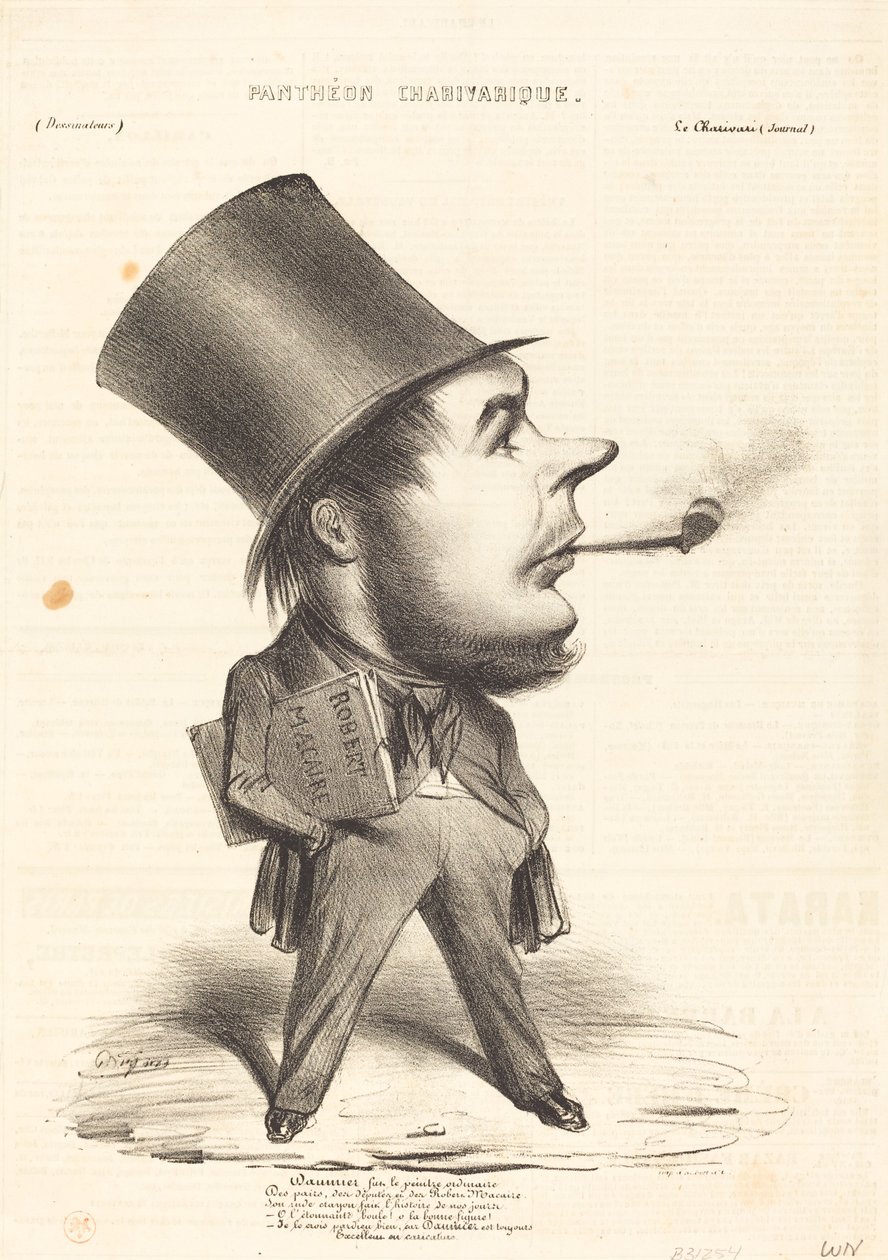 Daumier was the ordinary painter... by Honoré Daumier