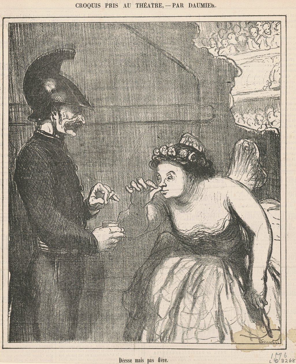 Goddess but Not Proud by Honoré Daumier
