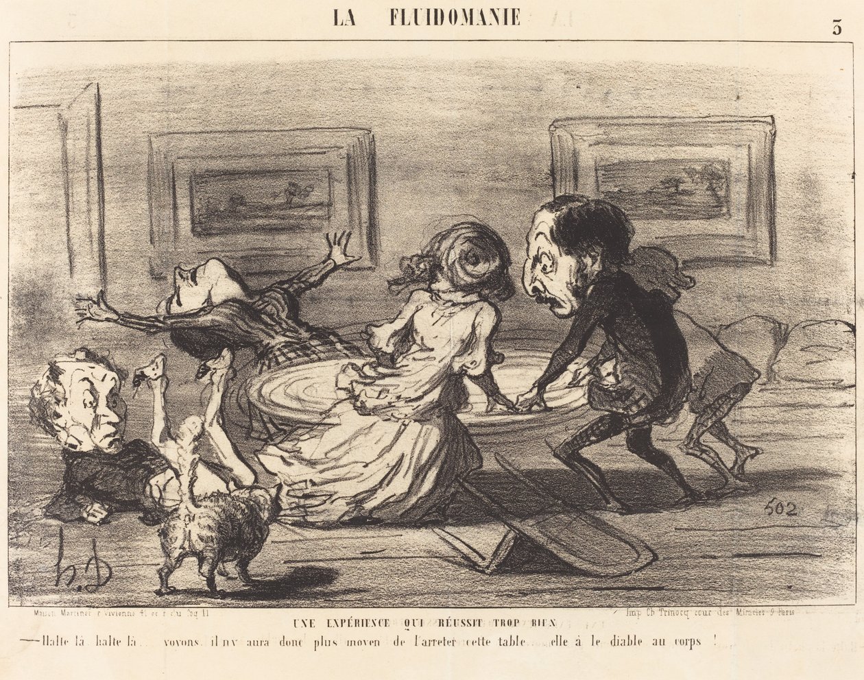 Experiment That Succeeds Too Well by Honoré Daumier