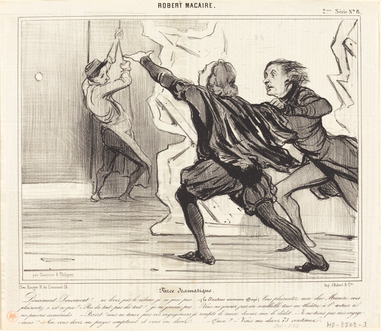 Dramatic Farce by Honoré Daumier
