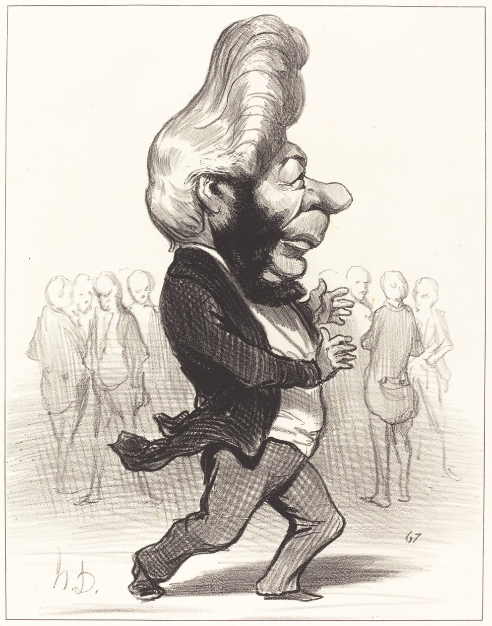 Ferdinand Favre by Honoré Daumier