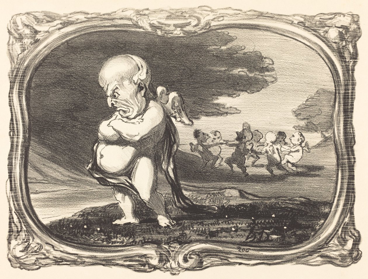 Grandeur and Decadence of O. Barrot by Honoré Daumier