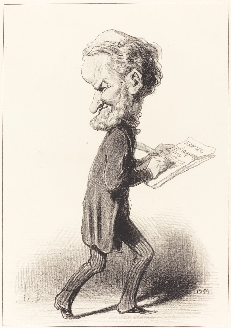 J. Antoine Taschereau by Honoré Daumier