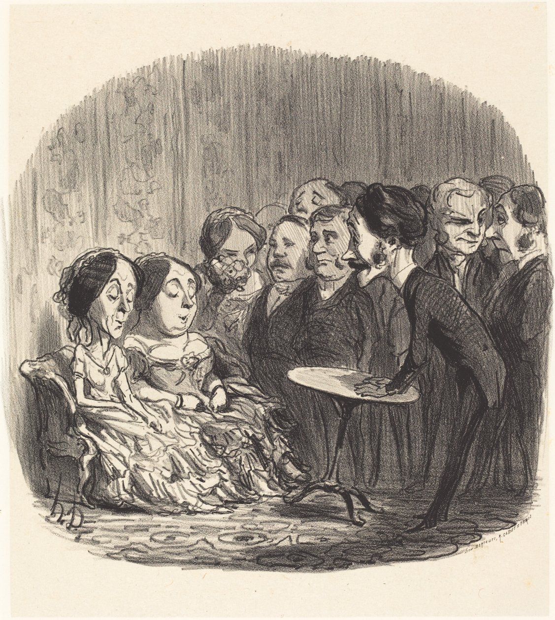 The Poltergeist by Honoré Daumier