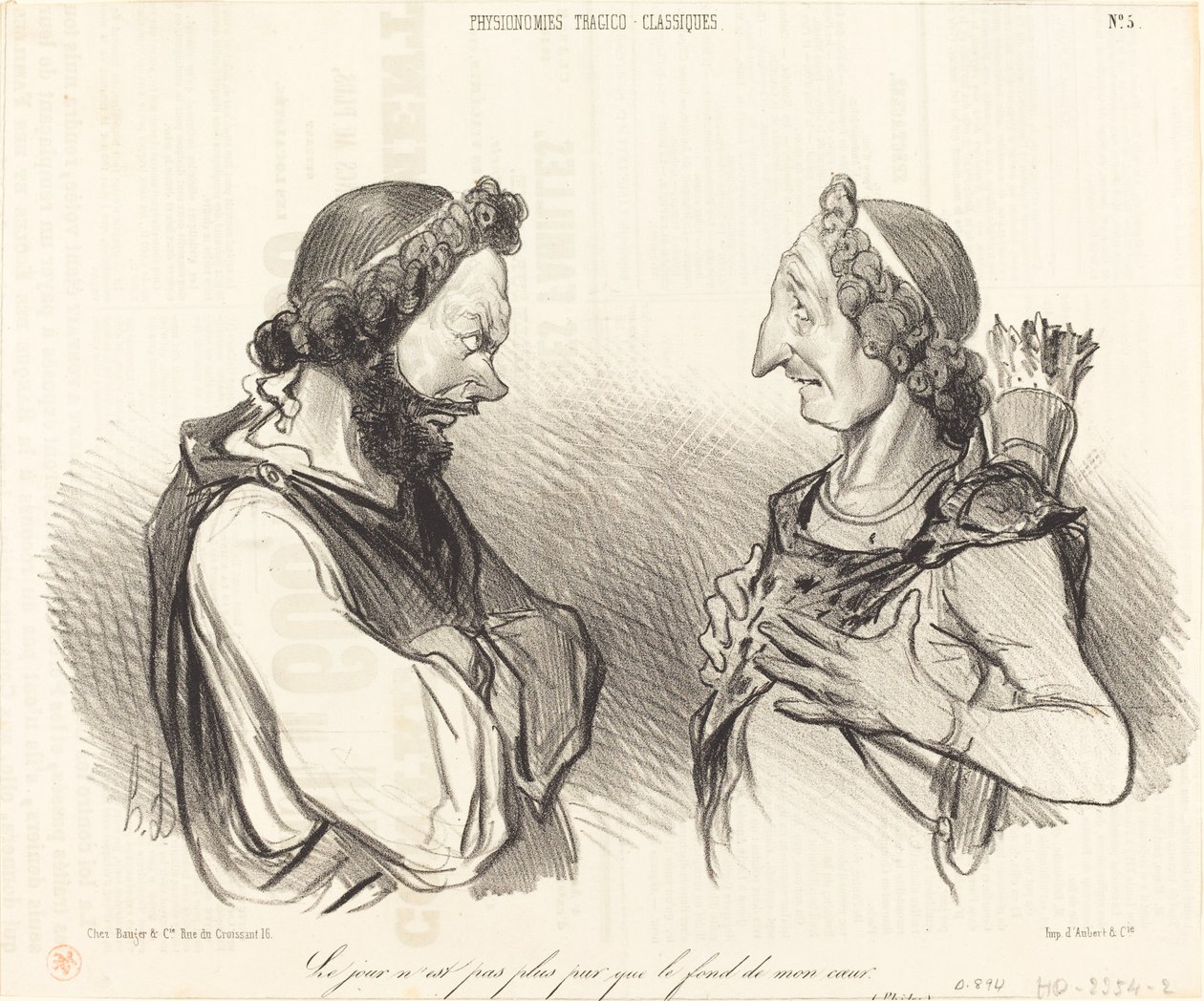 The Day is Not Purer... by Honoré Daumier