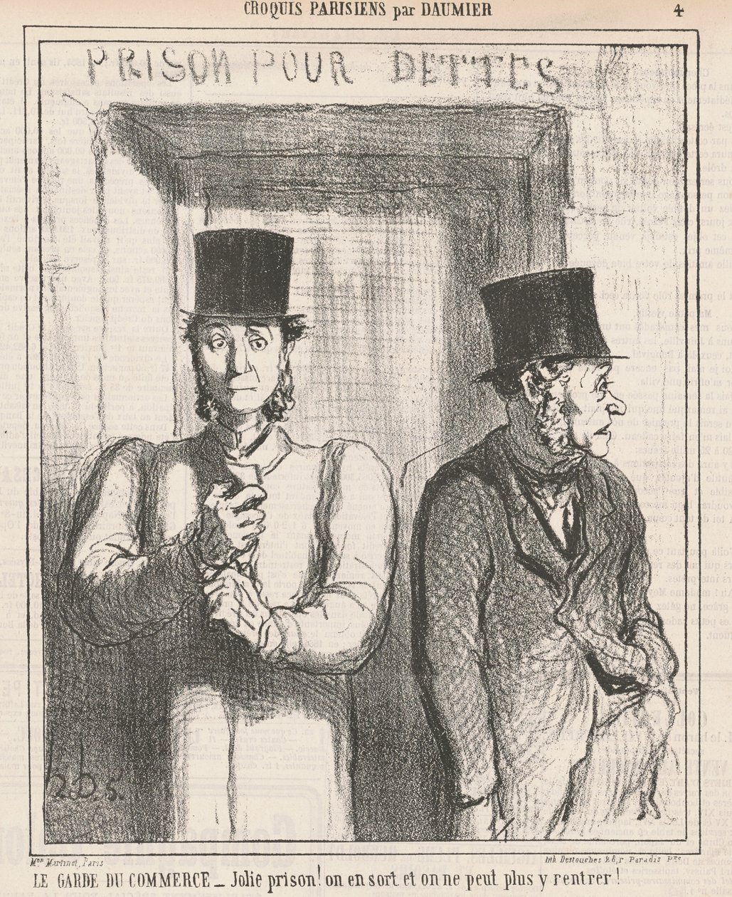 The Commerce Guard by Honoré Daumier