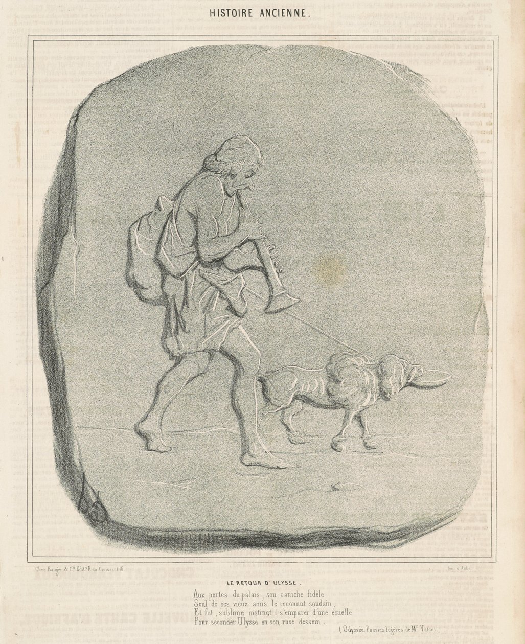 The Return of Ulysses by Honoré Daumier
