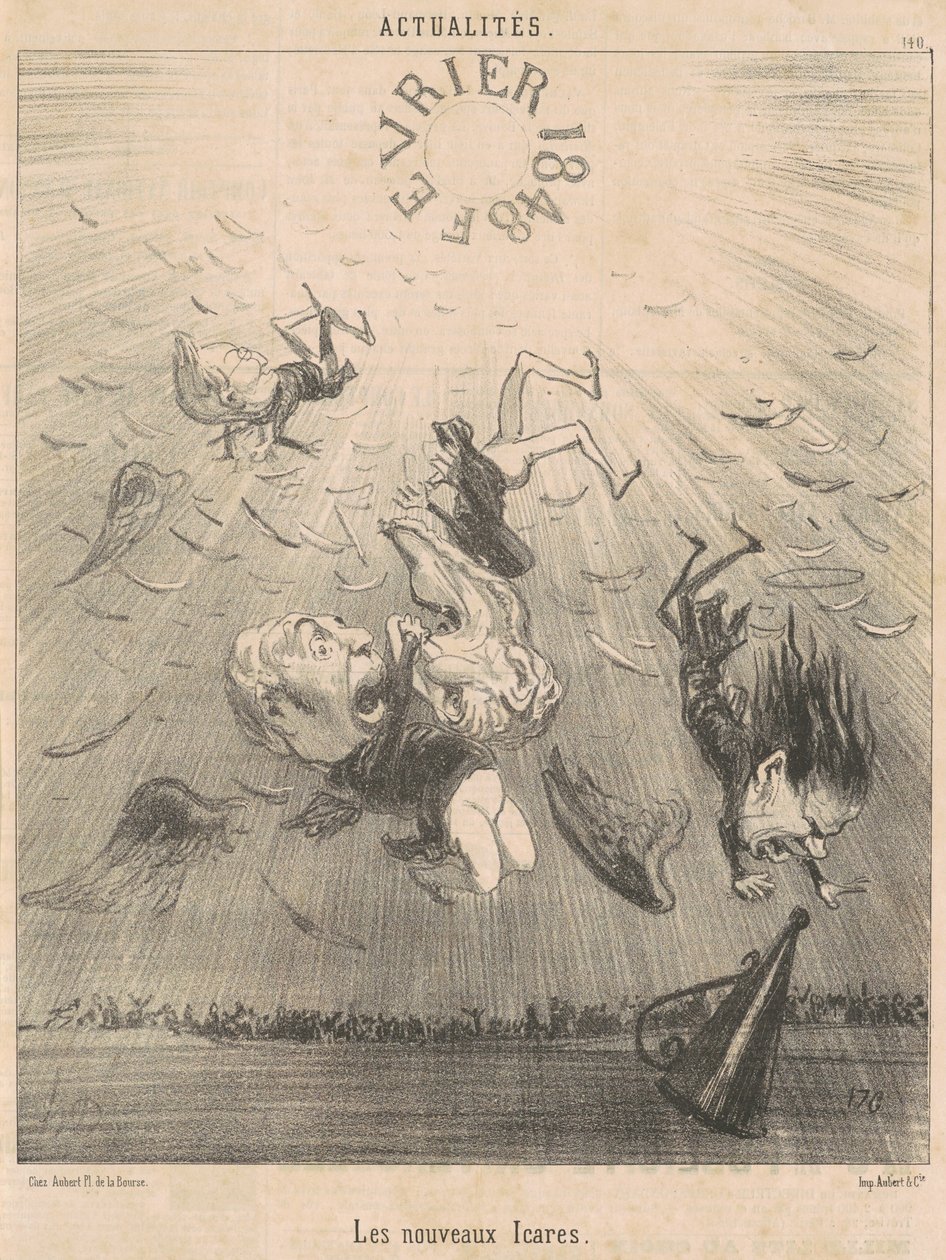 The New Icarus by Honoré Daumier