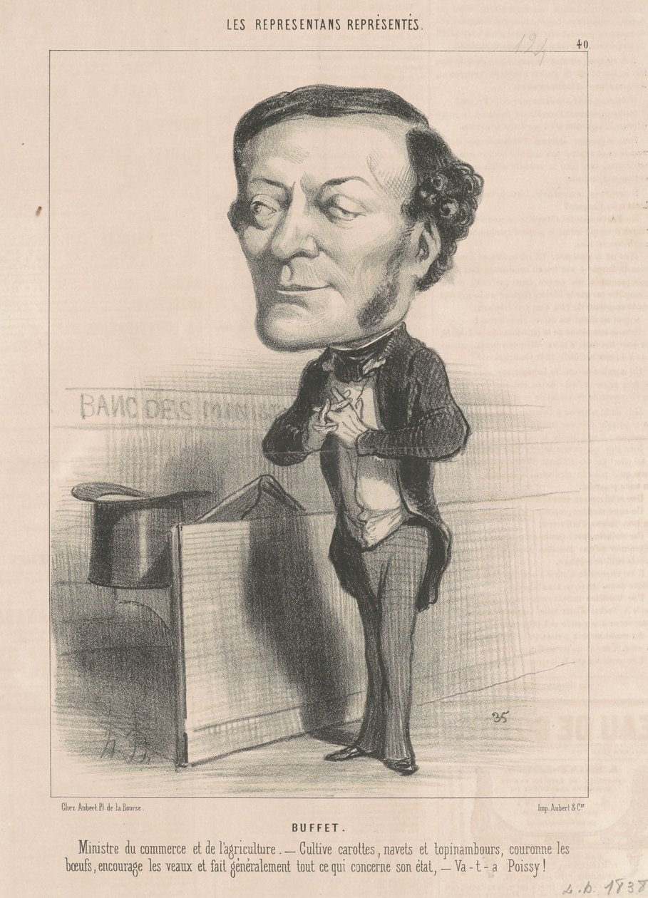 Louis-Joseph Buffet by Honoré Daumier