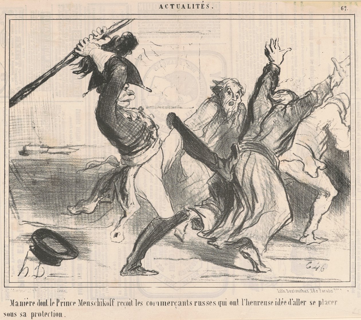 Way to... by Honoré Daumier