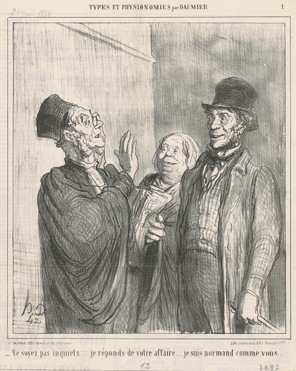 Do Not Be Worried by Honoré Daumier