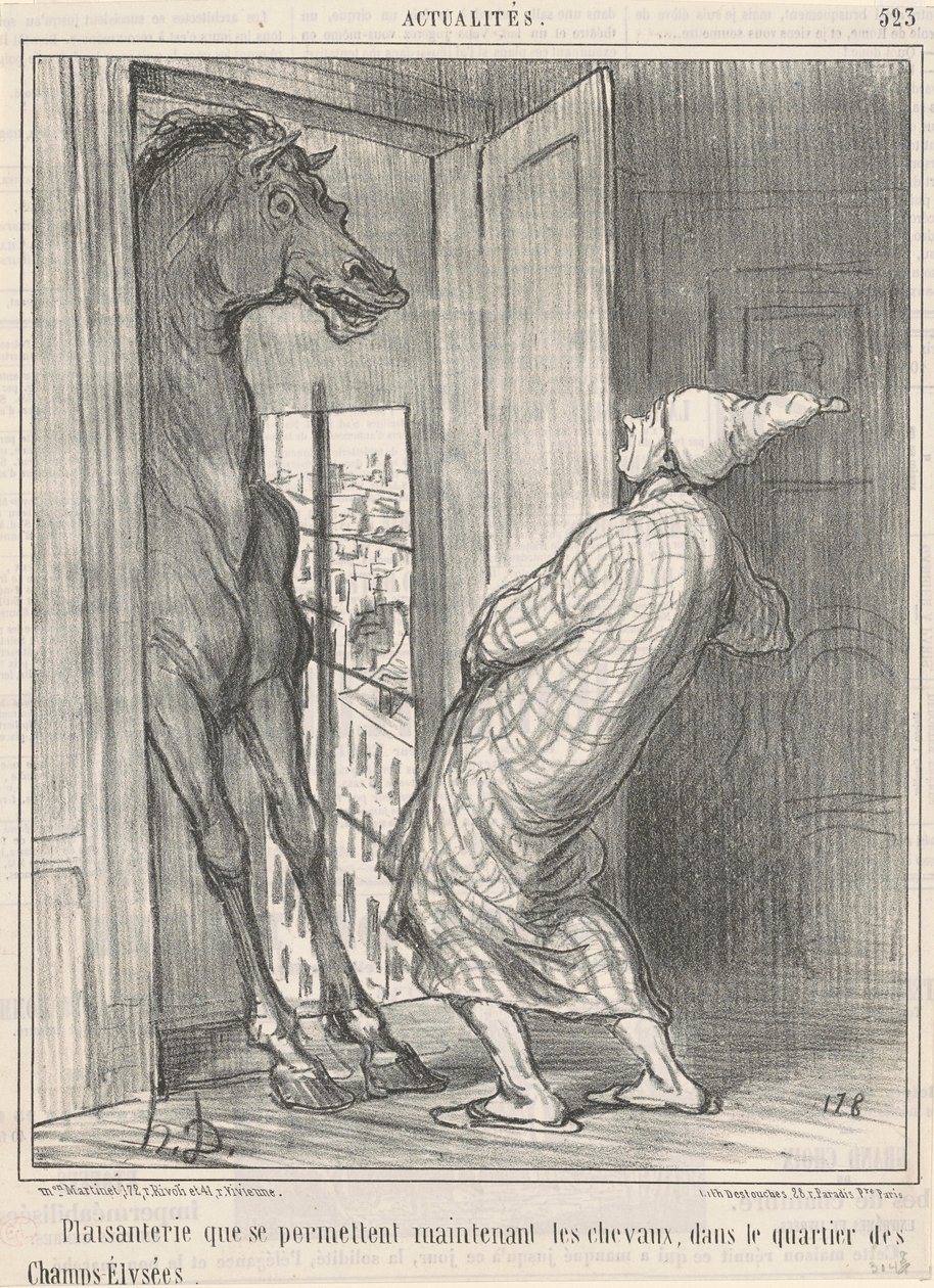 Joke They Allow Themselves... by Honoré Daumier
