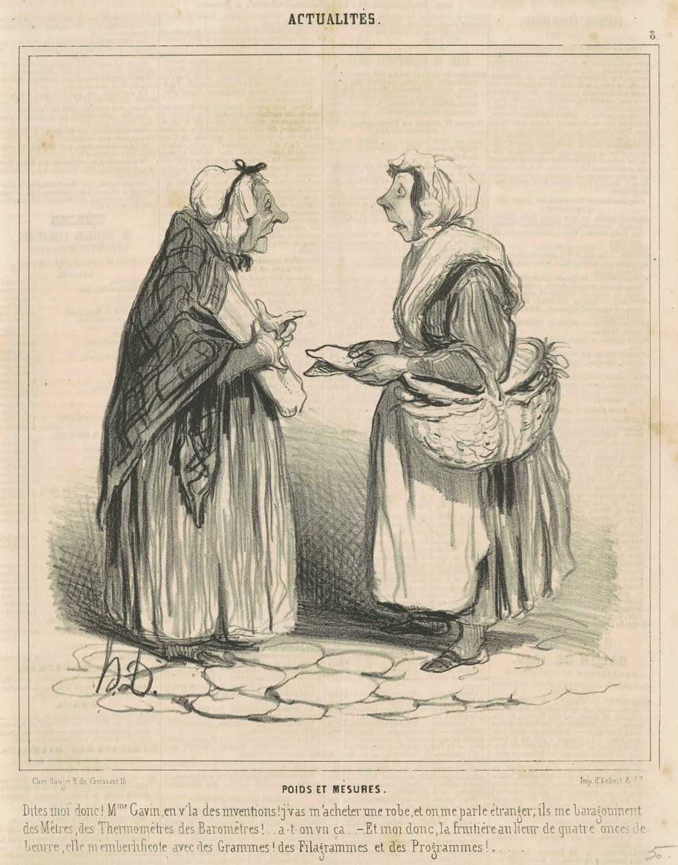 Weights and Measures by Honoré Daumier