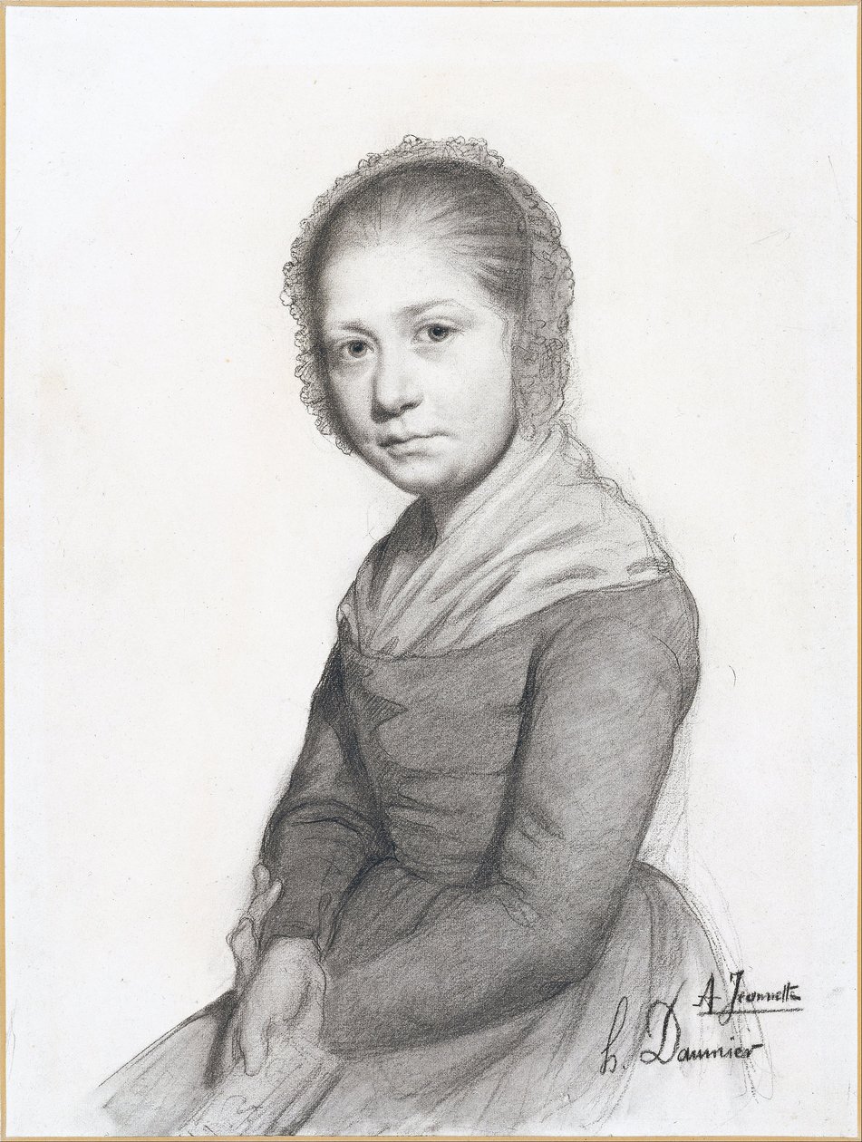 Portrait of a Girl (Jeannette) by Honoré Daumier