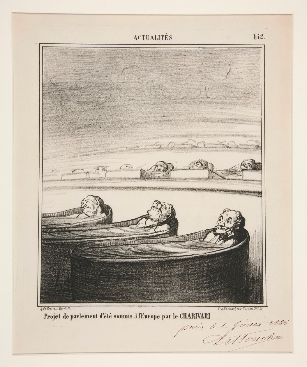Project of Parliament by Honoré Daumier