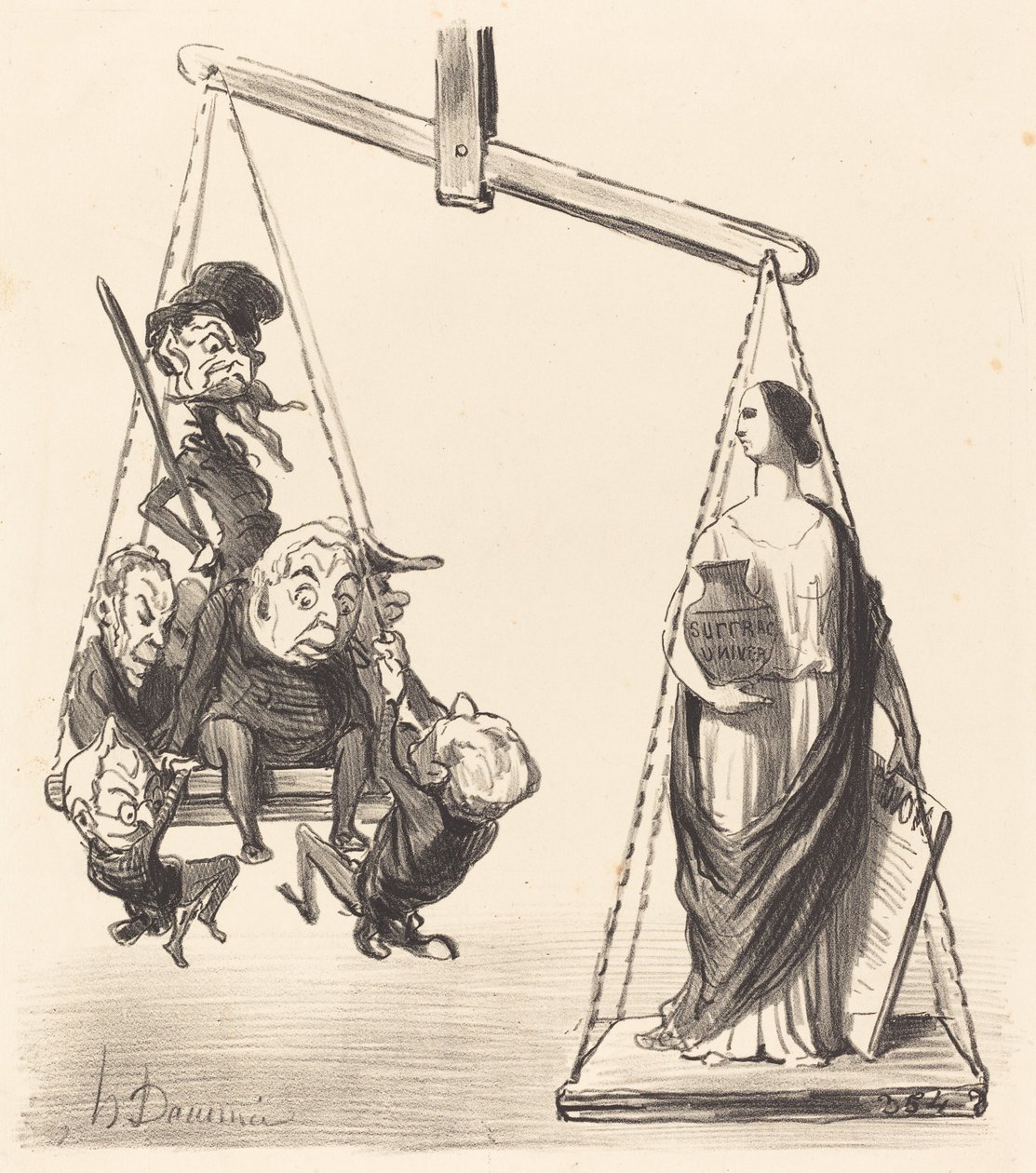 Universal Suffrage by Honoré Daumier