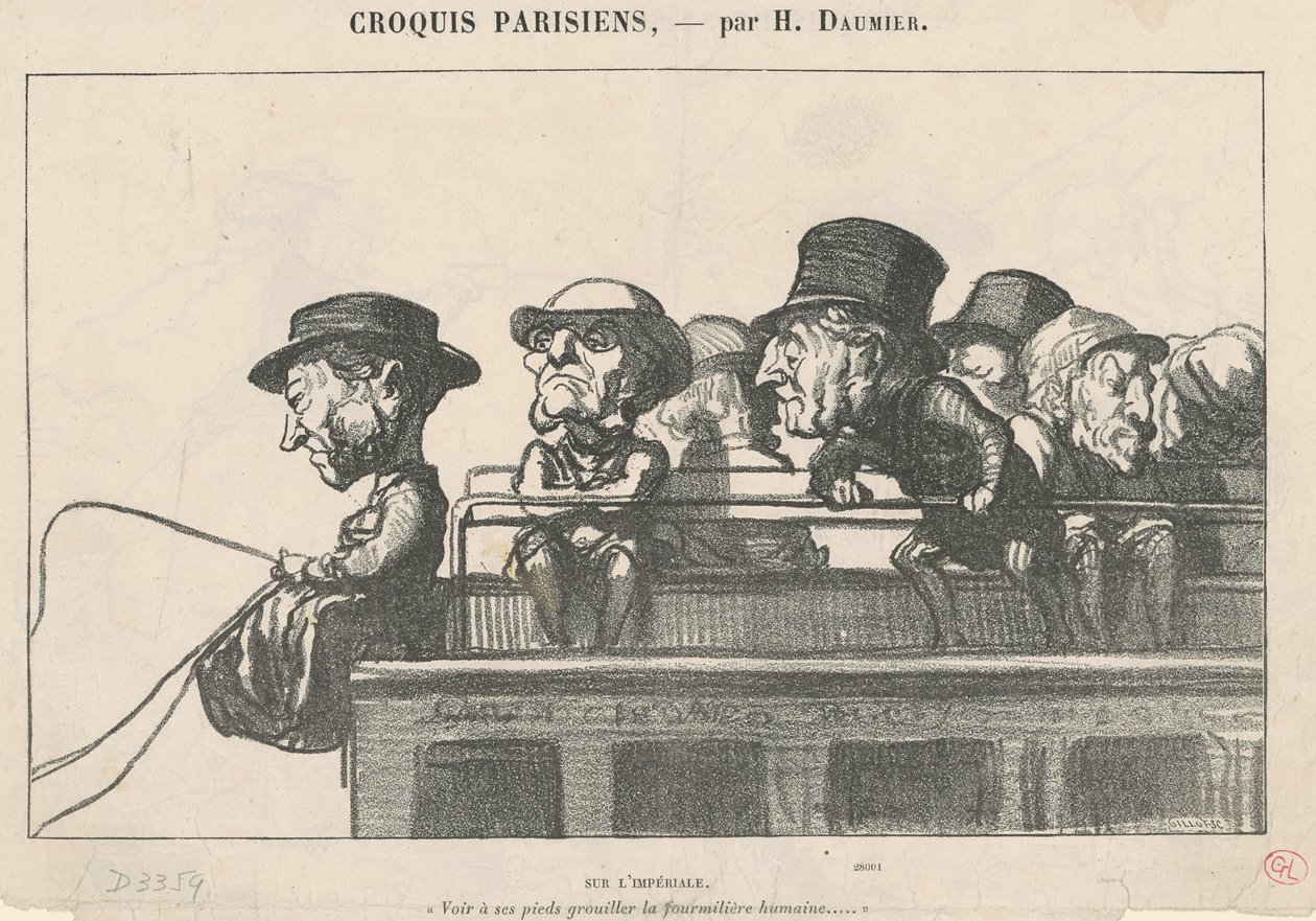 On the Imperial by Honoré Daumier