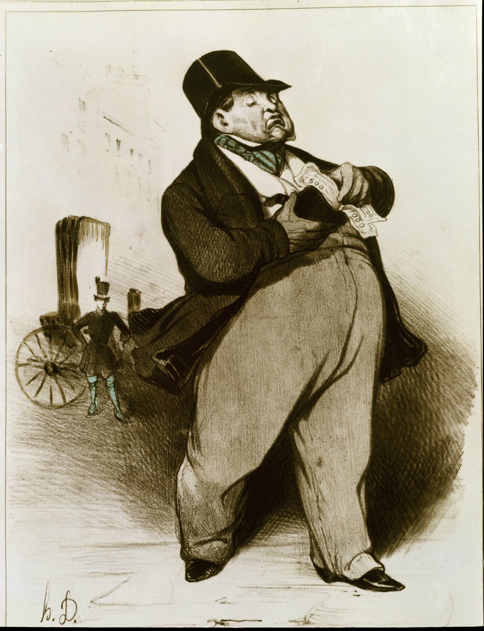 The Banker by Honoré Daumier