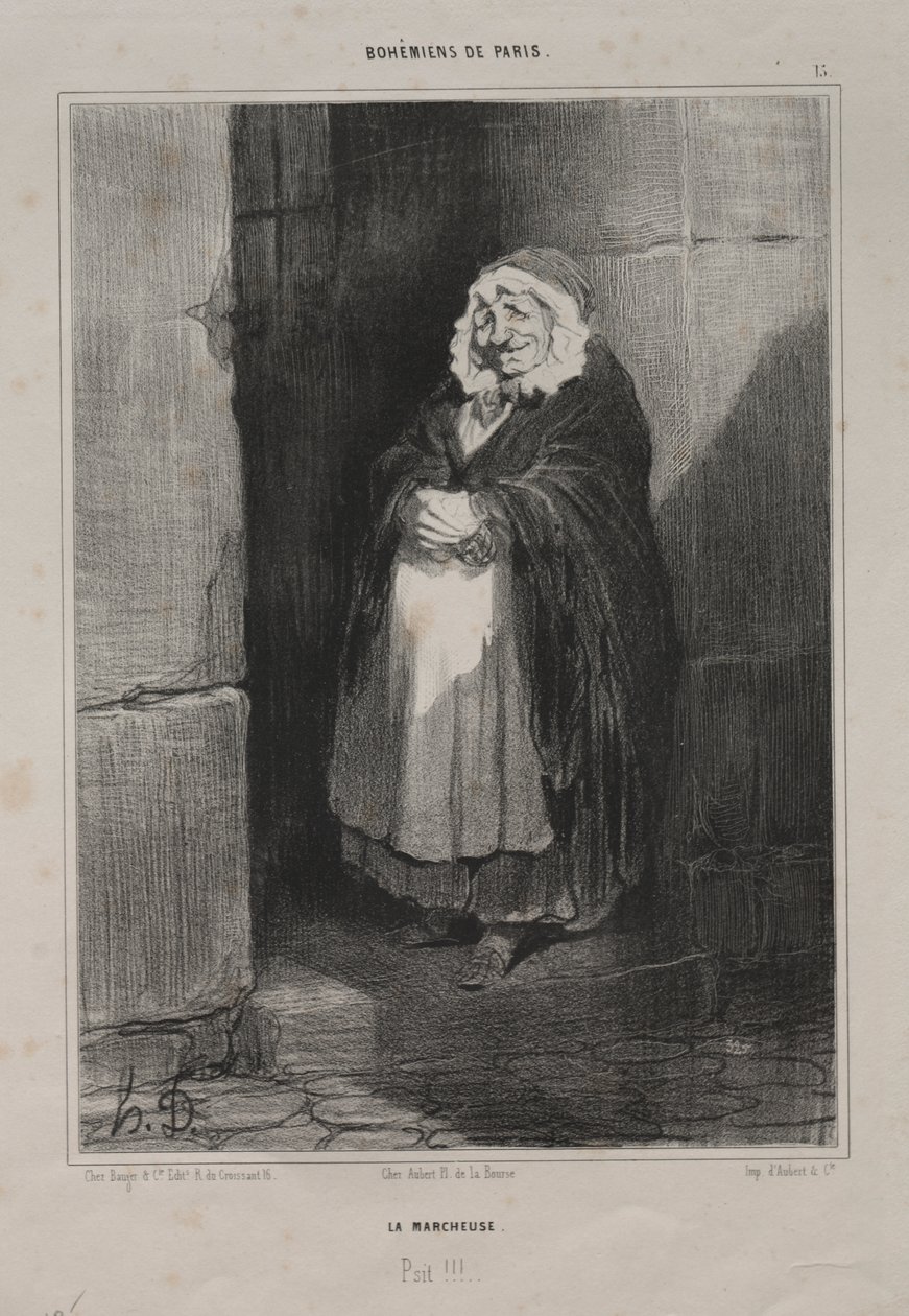 The Pedestrian by Honoré Daumier