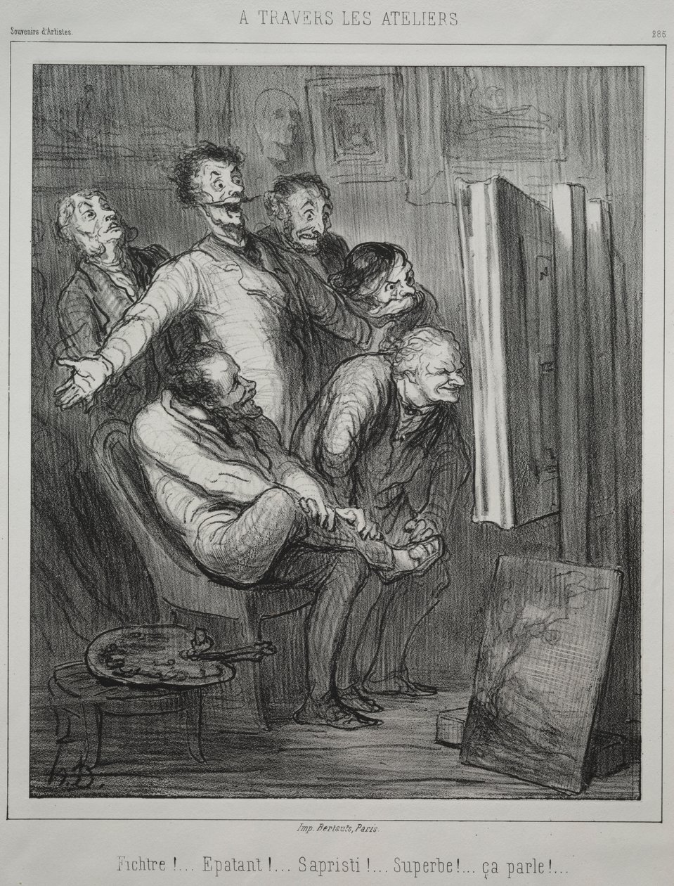 Through the Studios by Honoré Daumier