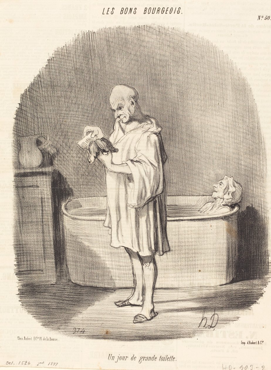 A Day of Great Toilette by Honoré Daumier