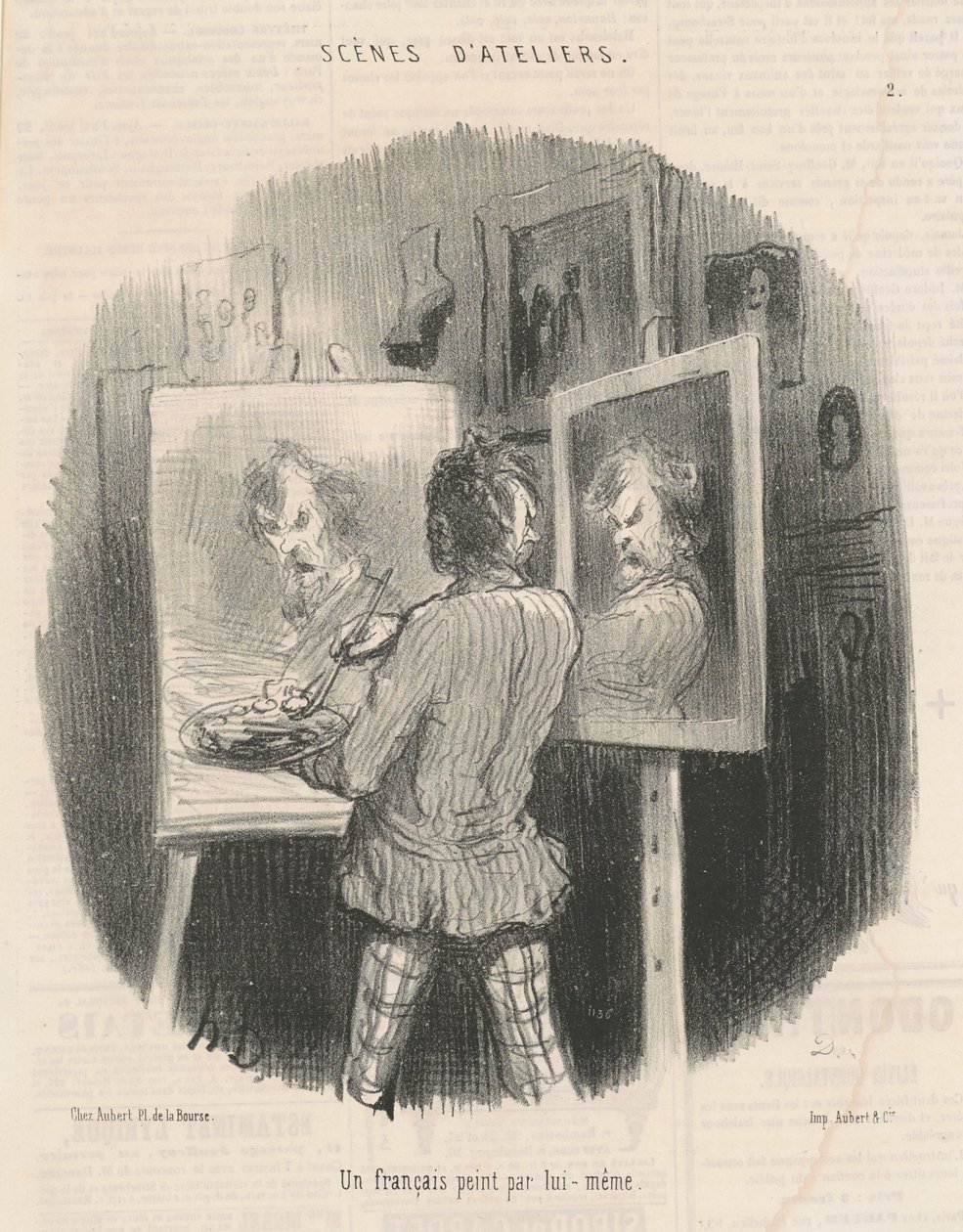A Frenchman Painted by Himself by Honoré Daumier