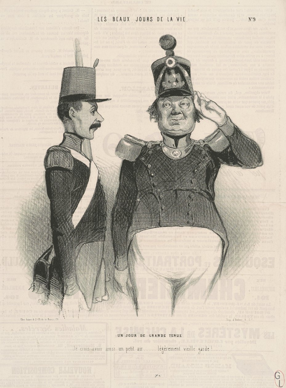 A Day of Great Attire by Honoré Daumier