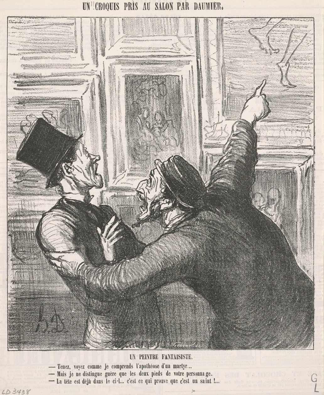 A Whimsical Painter by Honoré Daumier