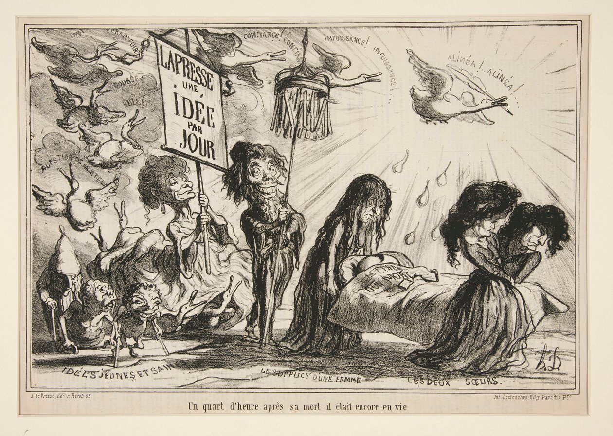 A Quarter of... by Honoré Daumier