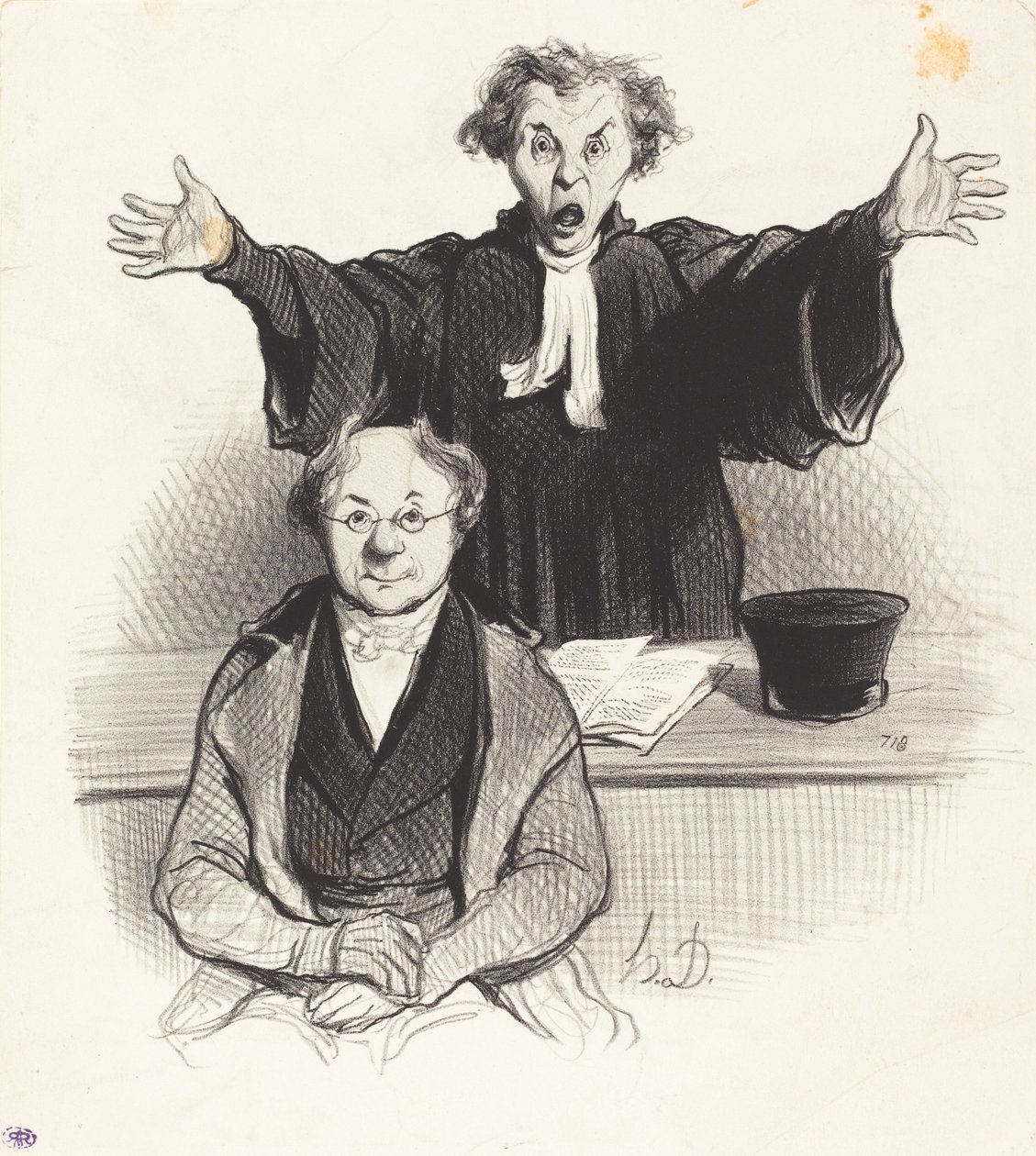 A Request for Separation by Honoré Daumier
