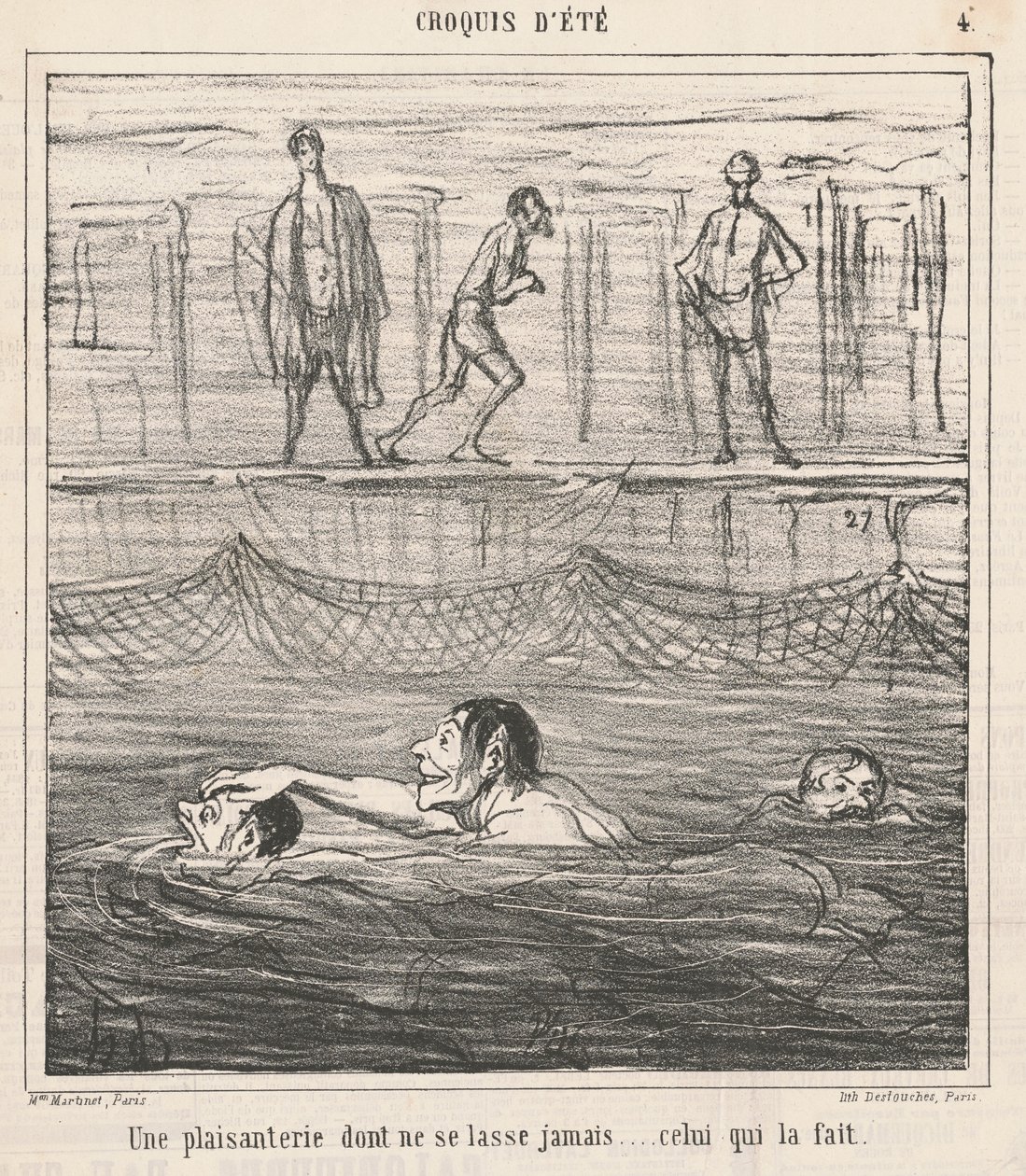 A Joke That Never Tires by Honoré Daumier