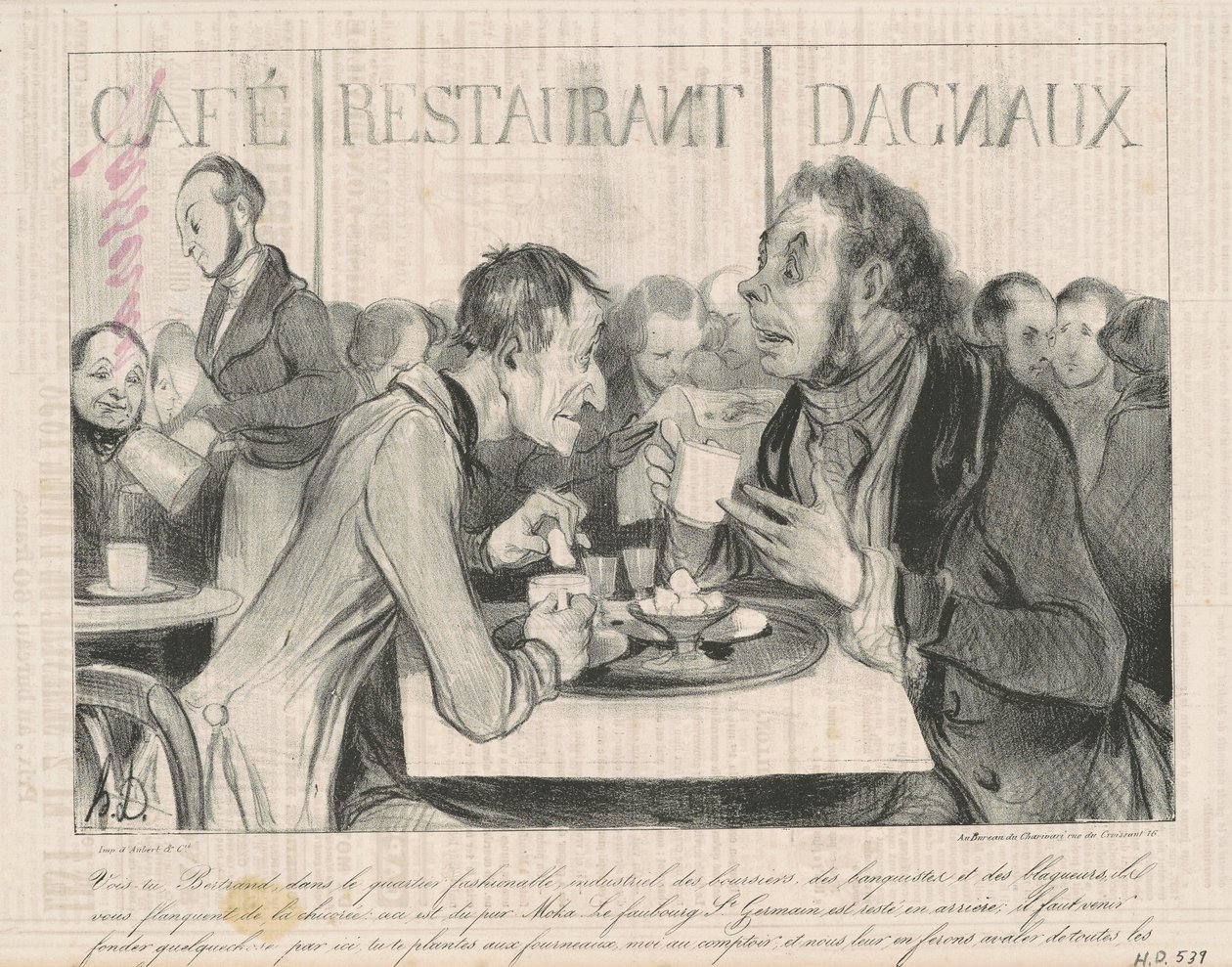 Do You See Bertrand... by Honoré Daumier