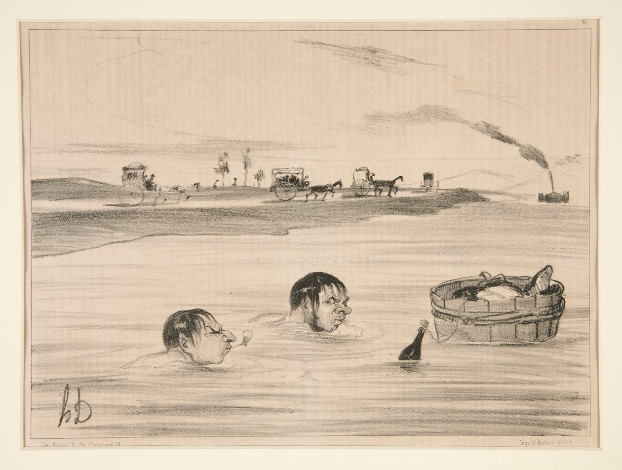 Journey to St. Cloud by Honoré Daumier