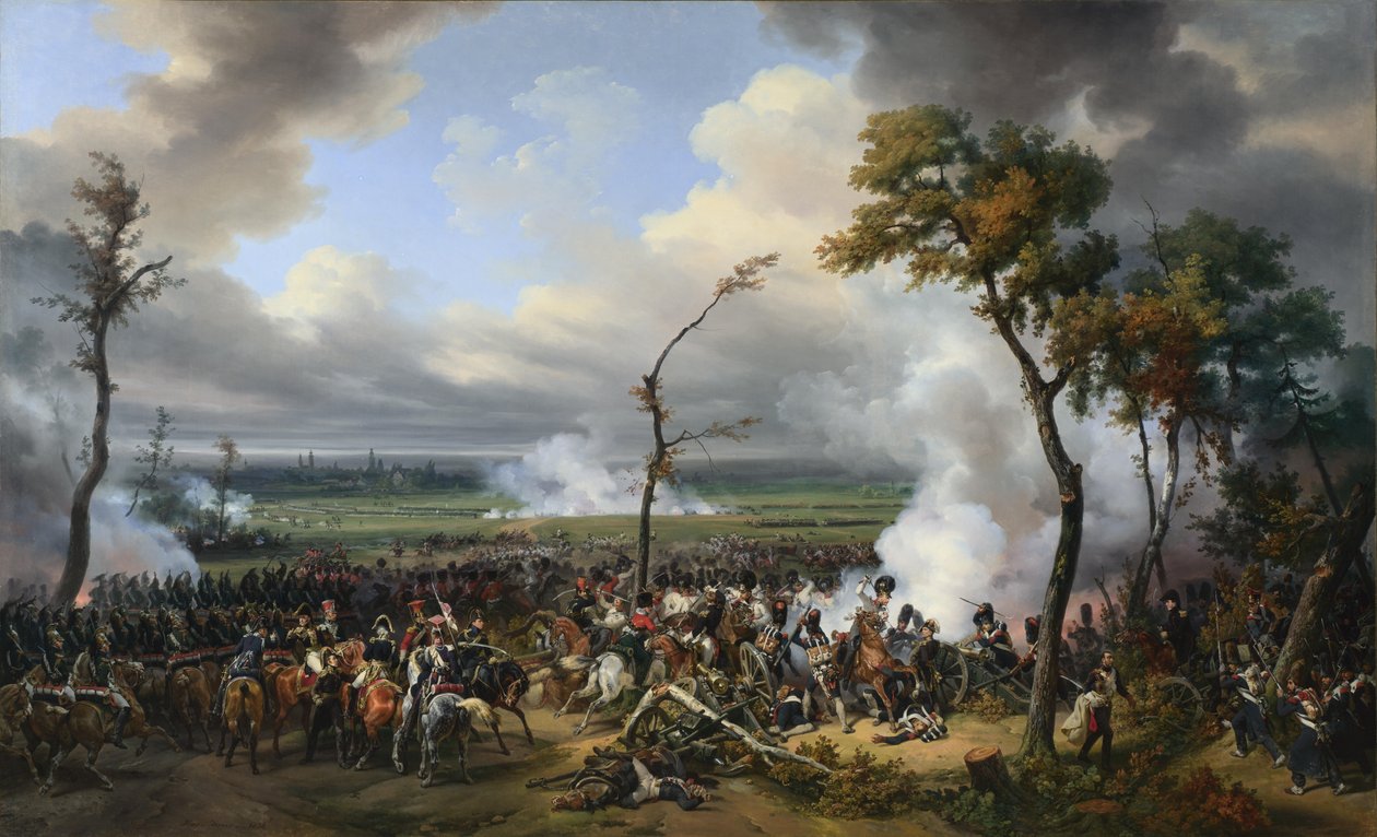 Battle of Hanau by Emile Jean Horace Vernet