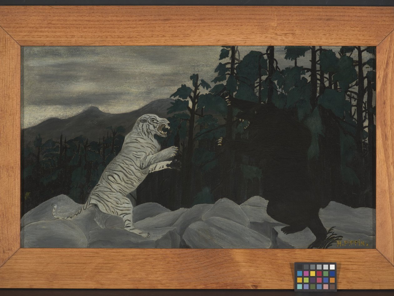 The Blue Tiger by Horace Pippin